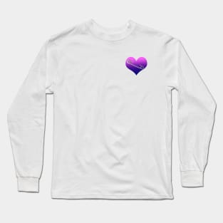 Bi Safety Heart Long Sleeve T-Shirt